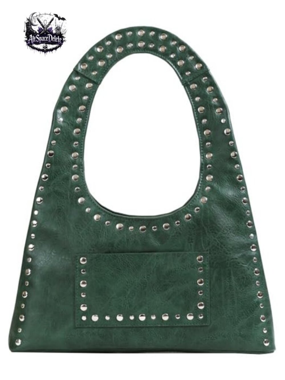 Molodo PU Leather Hobo Bag Studded Tote Shoulder Handbag